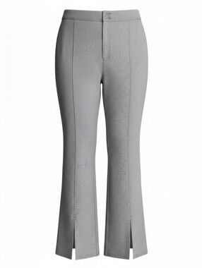 Anthropologie Maeve Seamed Flare Pants Grey Size 14